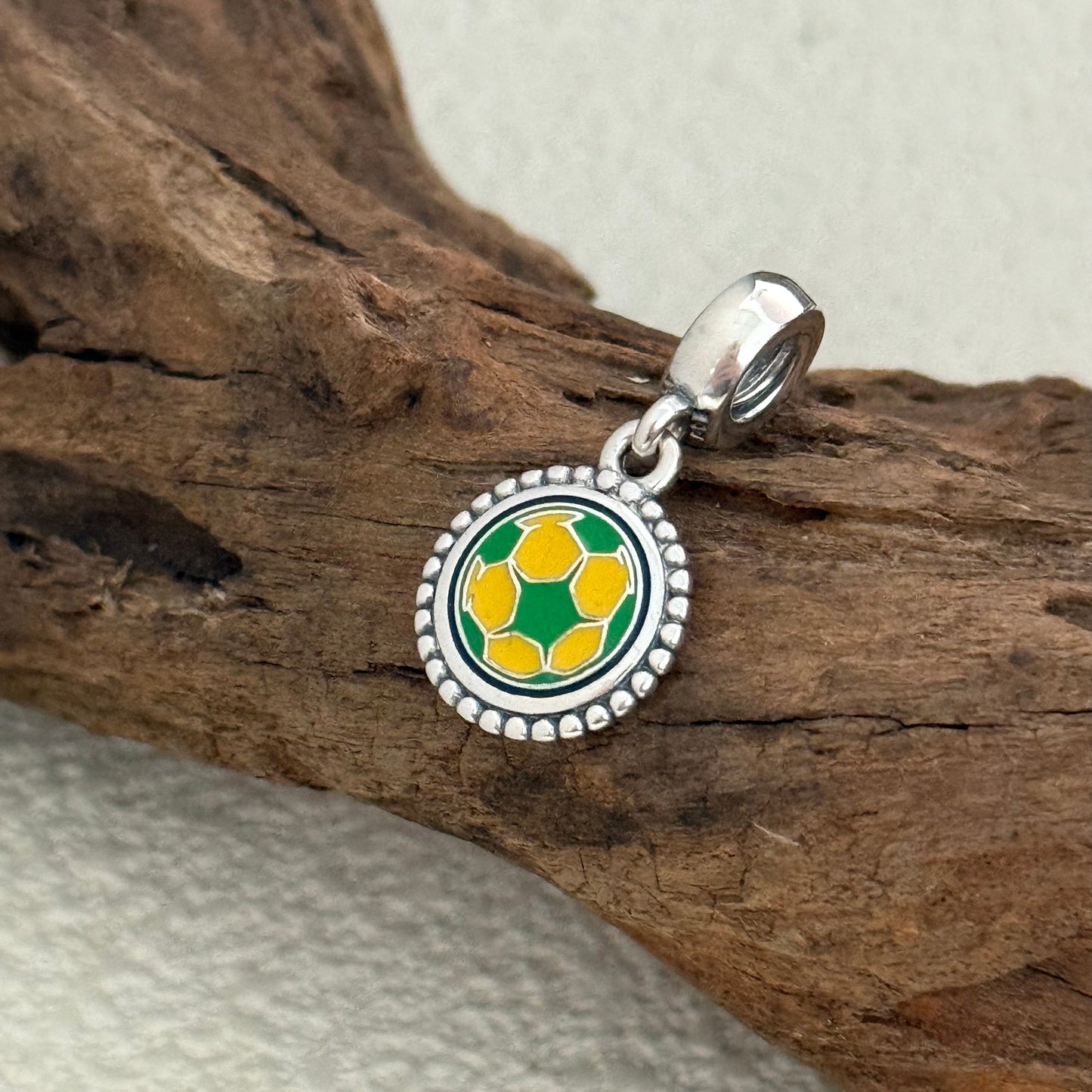 Brazil Soccer World Cup Exclusive Dangle Charm for Pandora Bracelet