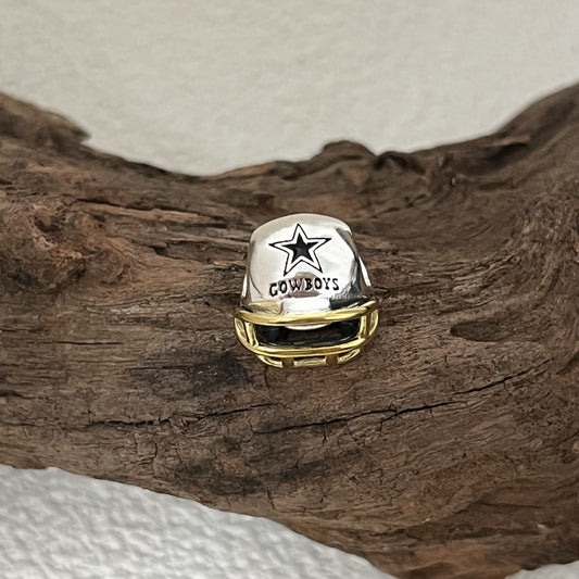 Dallas Cowboys Football Helmet Exclusive Bead Charm for Pandora Bracelet