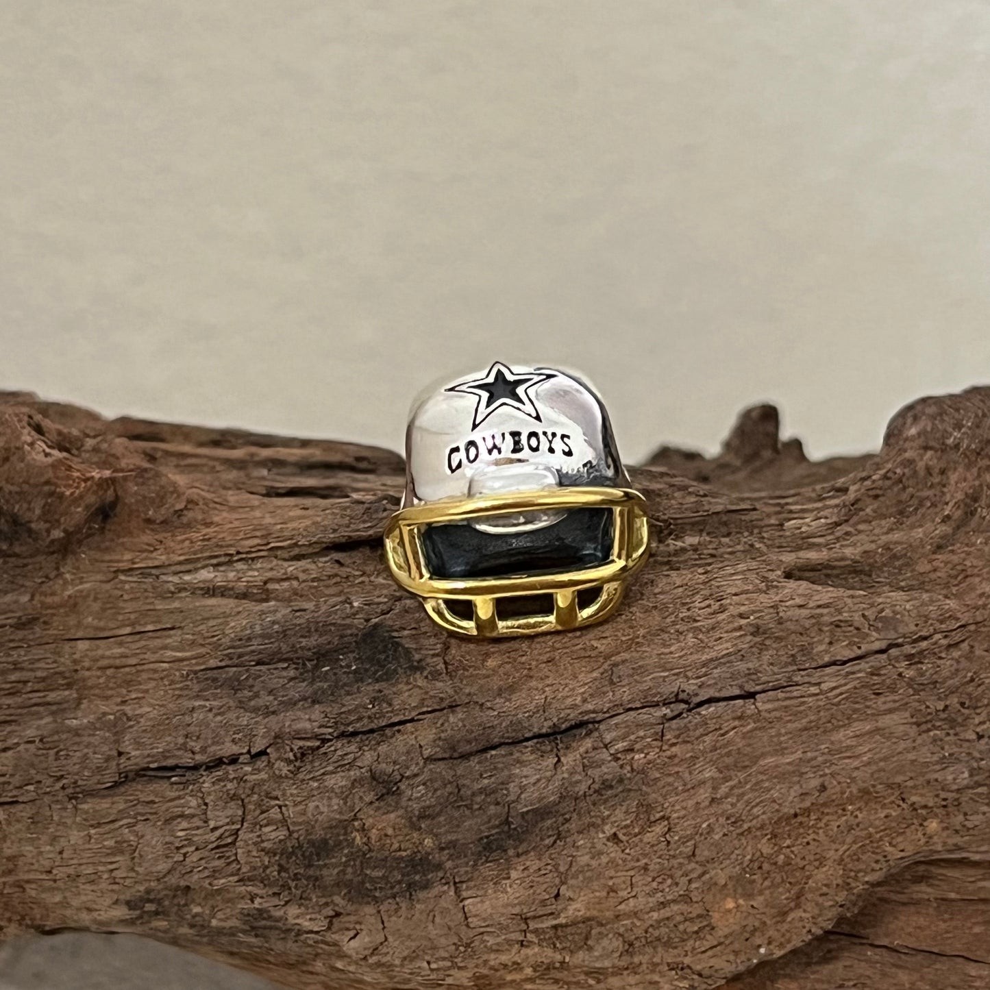 Dallas Cowboys Football Helmet Exclusive Bead Charm for Pandora Bracelet