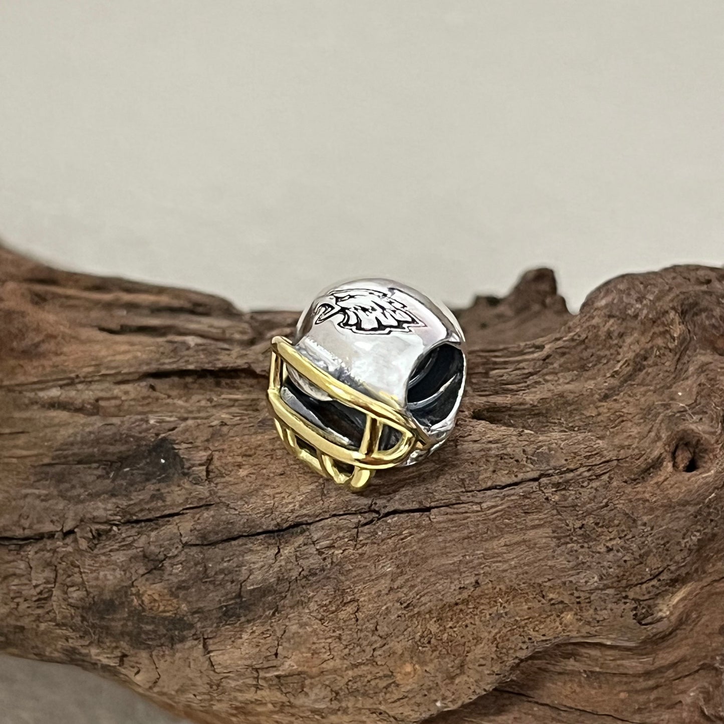 Philadelphia Eagles Football Helmet Exclusive Bead Charm for Pandora Bracelet