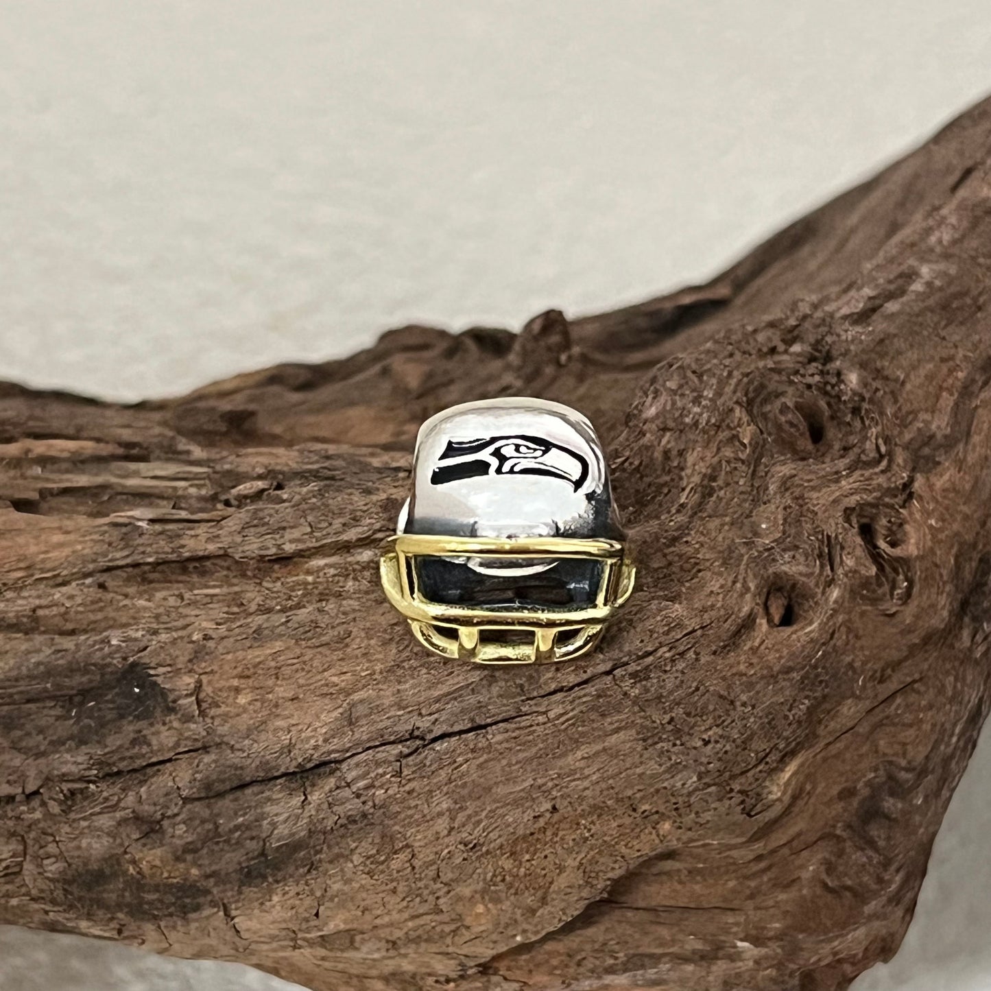 Seattle Seahawks Football Helmet Exclusive Bead Charm for Pandora Bracelet