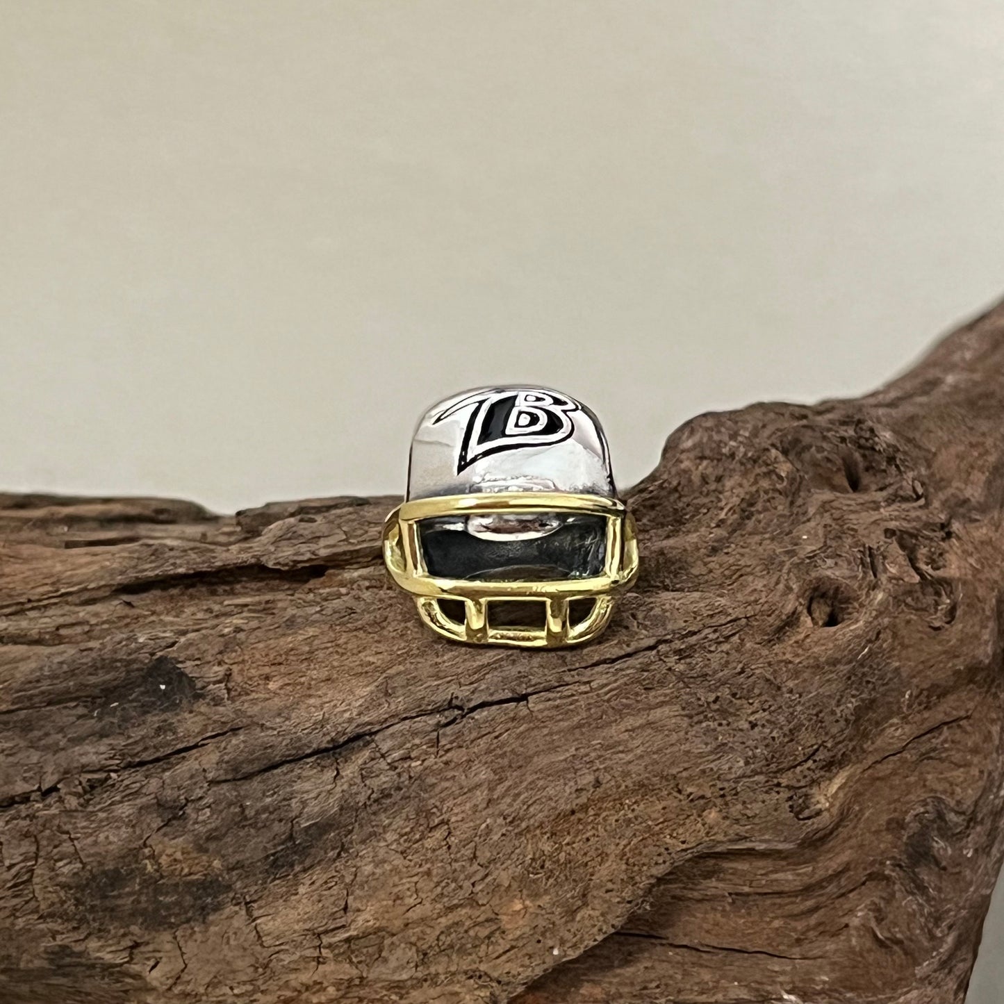 Baltimore Ravens Football Helmet Exclusive Bead Charm for Pandora Bracelet