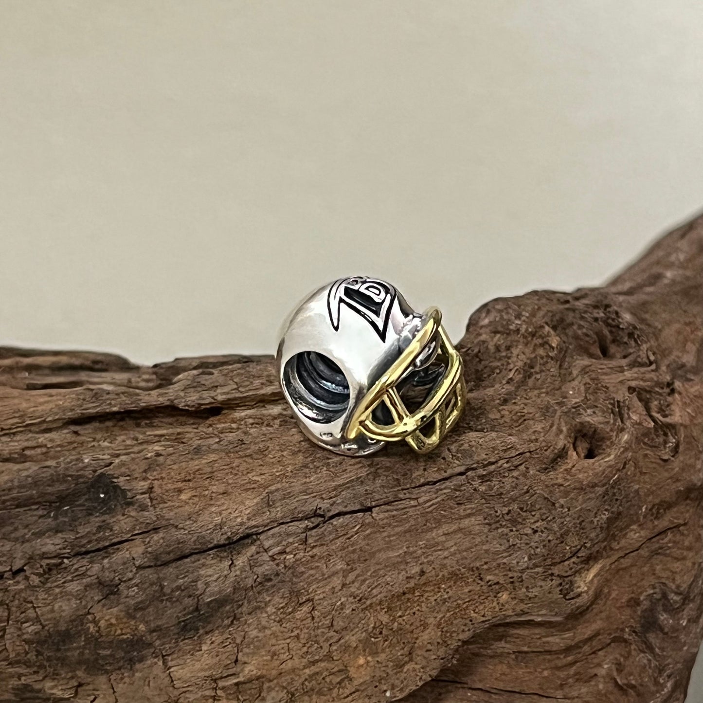 Baltimore Ravens Football Helmet Exclusive Bead Charm for Pandora Bracelet