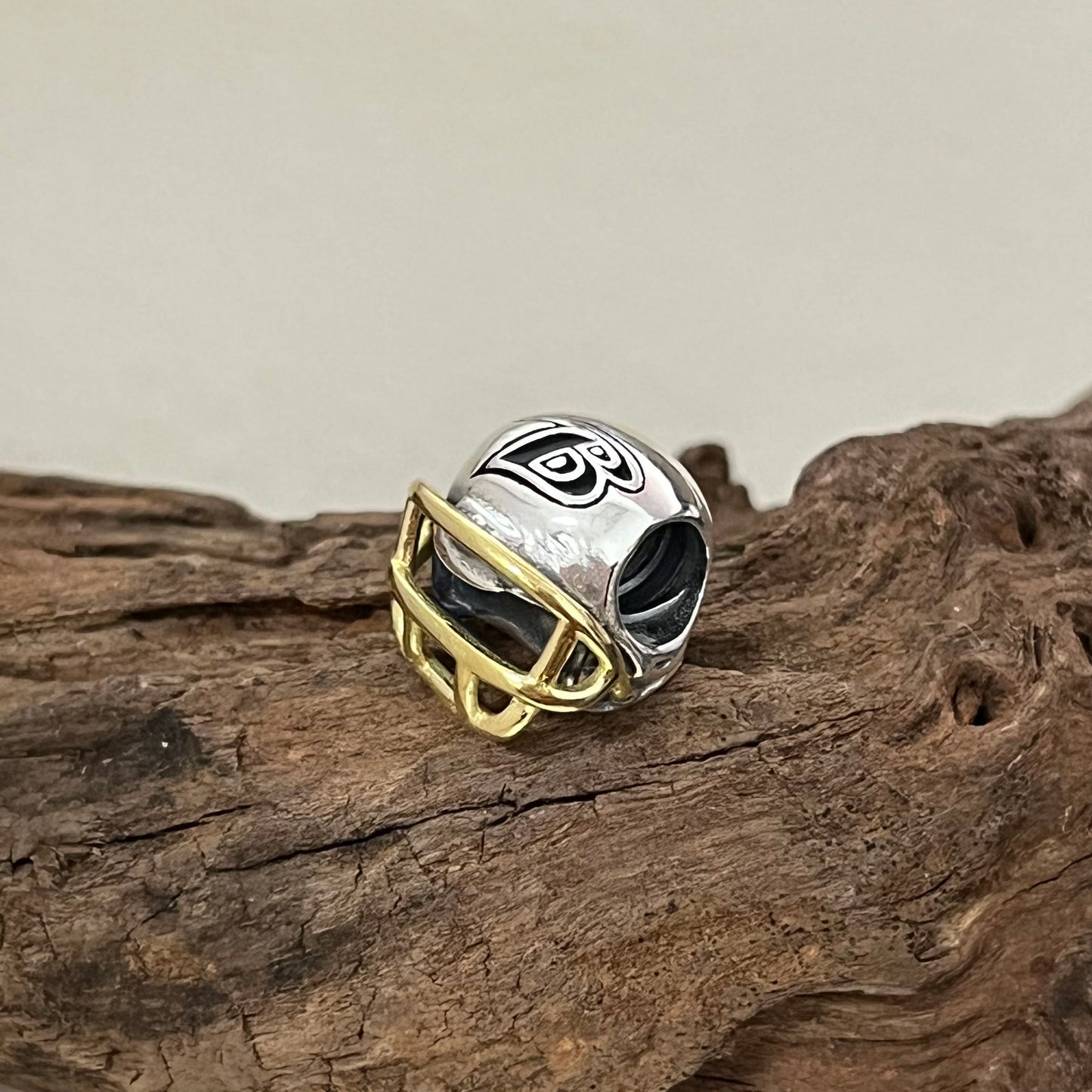 Baltimore Ravens Football Helmet Exclusive Bead Charm for Pandora Bracelet