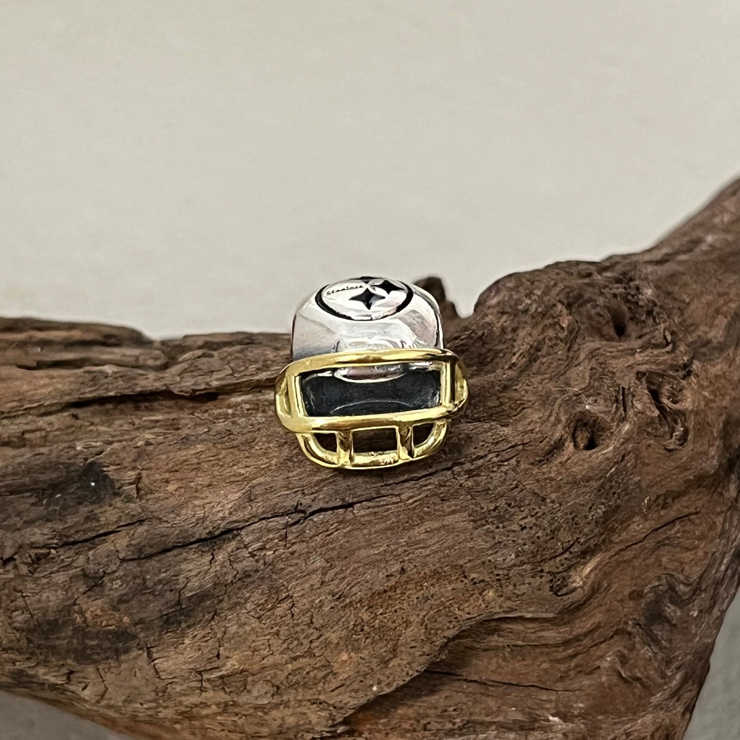 Pittsburgh Steelers Football Helmet Exclusive Bead Charm for Pandora Bracelet