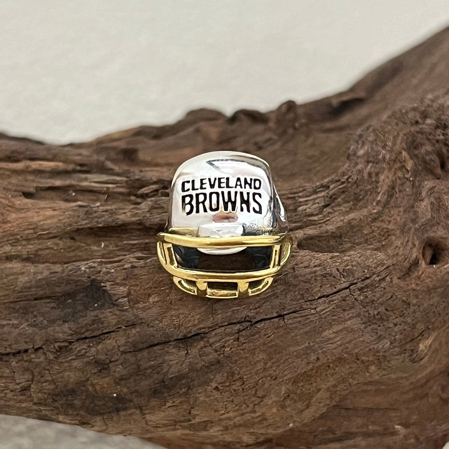 Cleveland Browns Football Helmet Exclusive Bead Charm for Pandora Bracelet