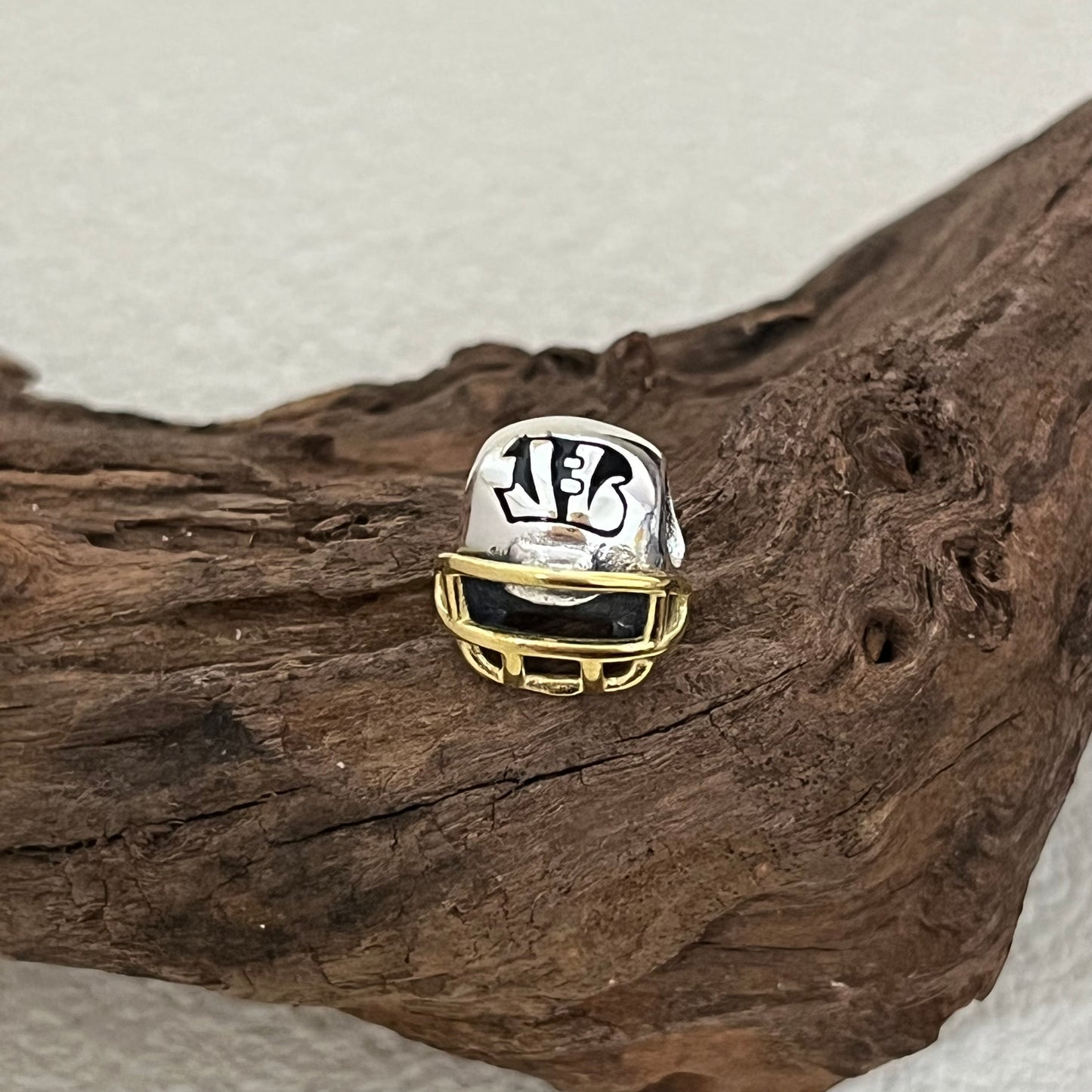 Cincinnati Bengals Football Helmet Exclusive Bead Charm for Pandora Bracelet