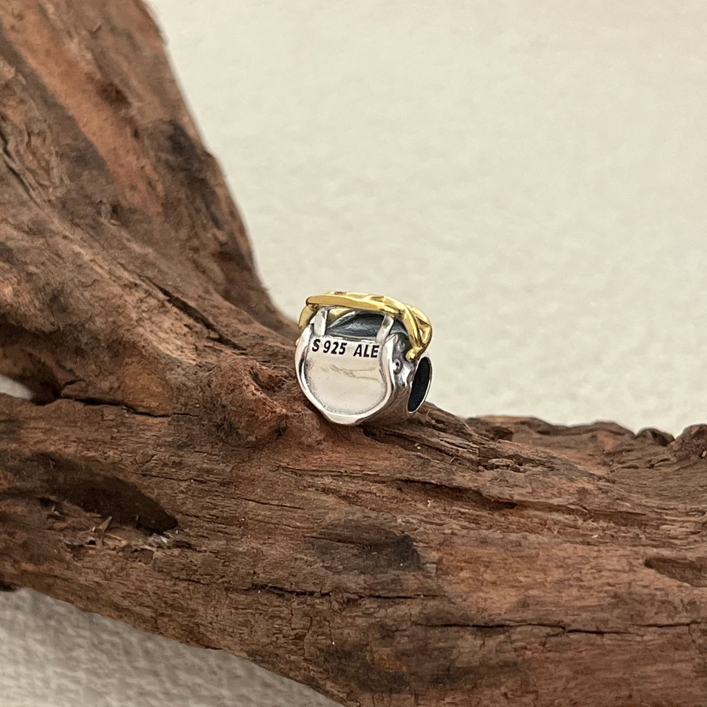 Las Vegas Raiders Football Helmet Exclusive Bead Charm for Pandora Bracelet