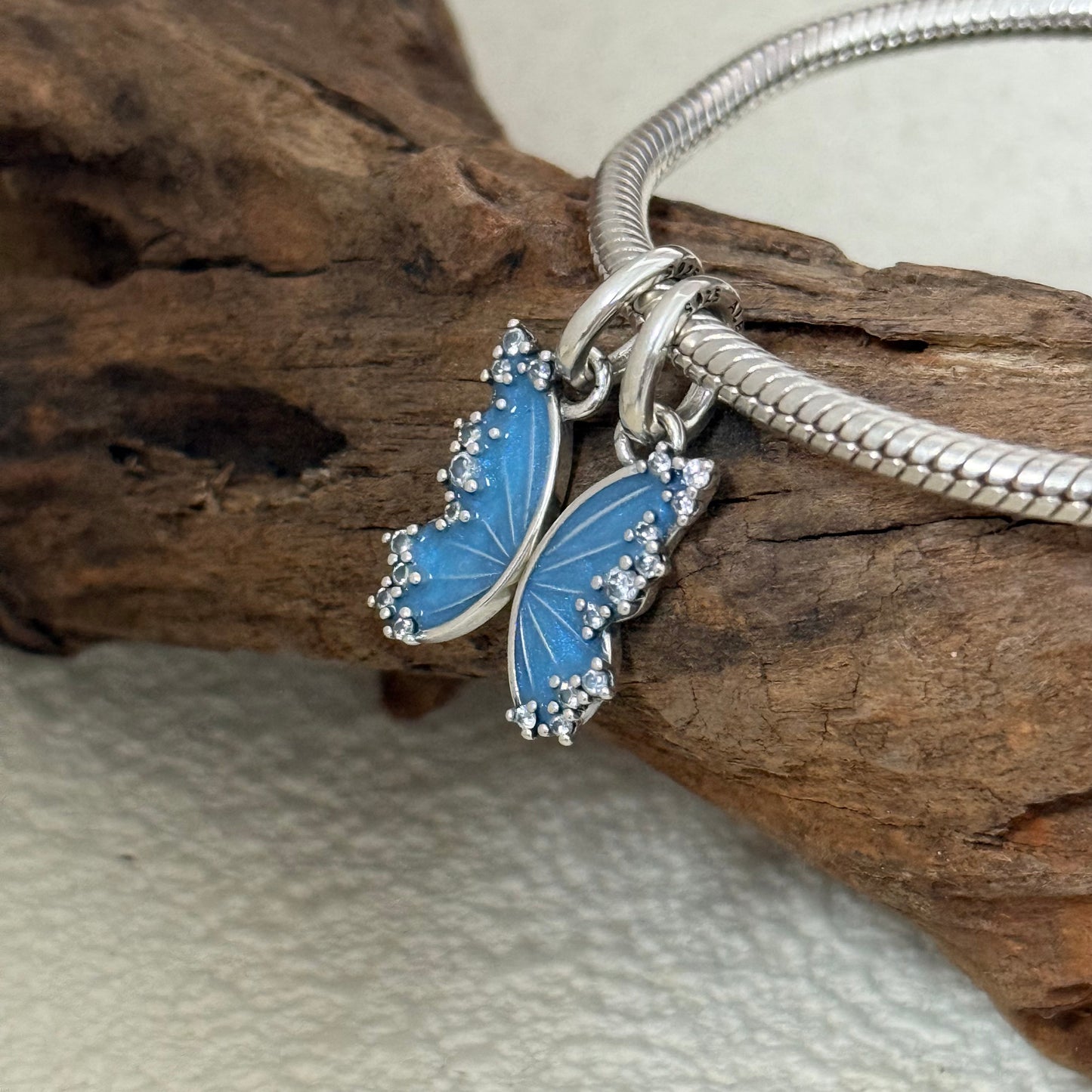 Pandora Splittable Butterfly Dangle Charm