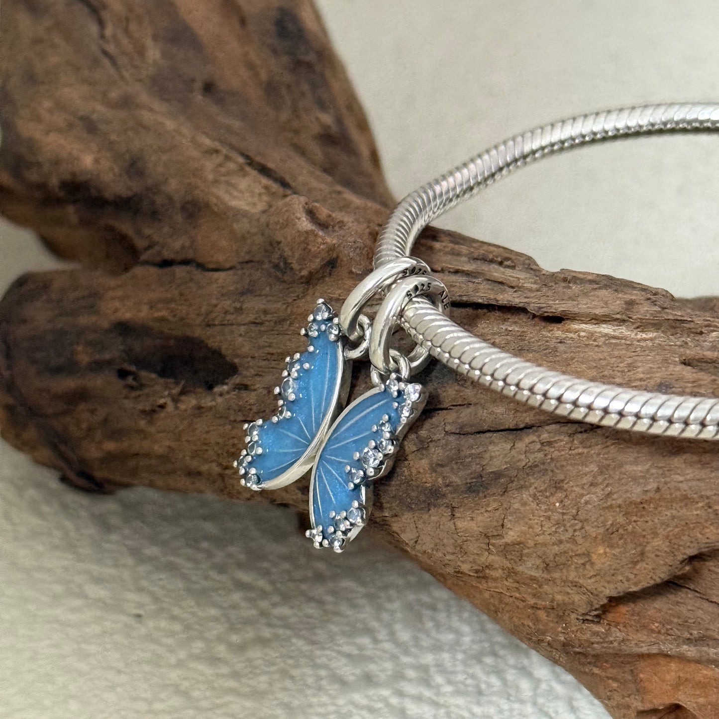 Pandora Splittable Butterfly Dangle Charm