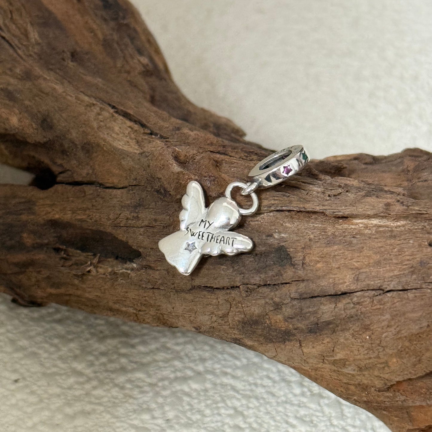 Pandora Gingerbread Angel Dangle Charm