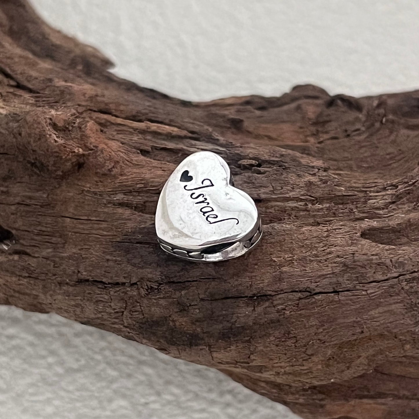 Israel Exclusive Heart Bead Charm for Pandora Bracelet