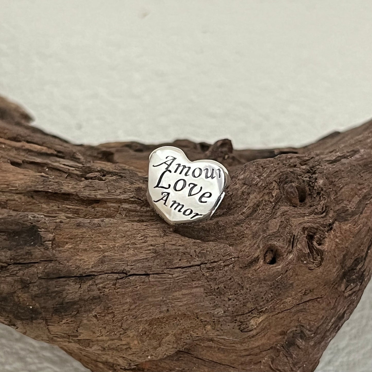 Words of Love Exclusive Heart Bead Charm for Pandora Bracelet