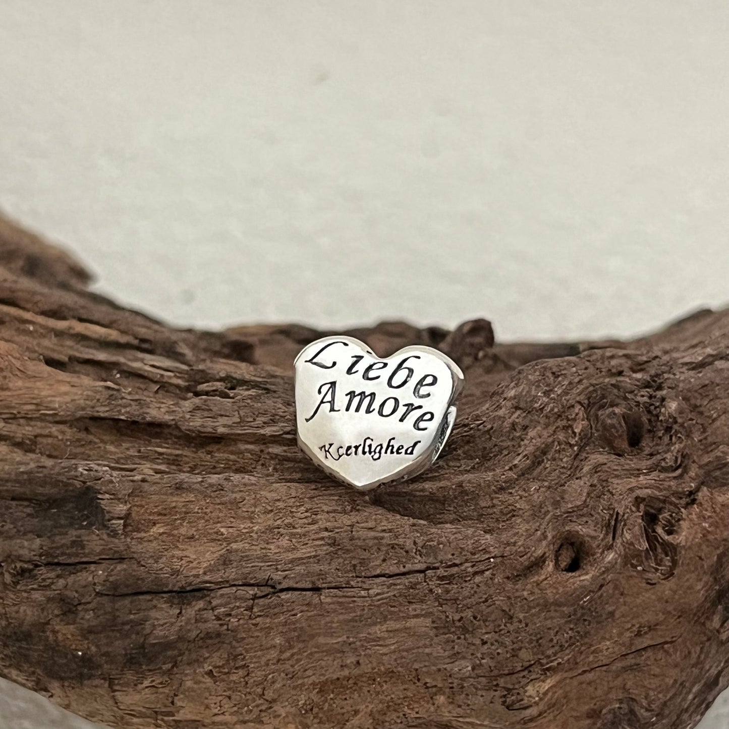 Words of Love Exclusive Heart Bead Charm for Pandora Bracelet