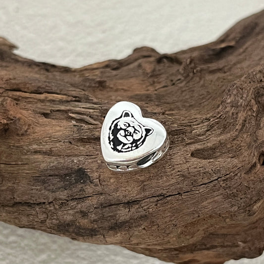 Berlin Bear Exclusive Heart Bead Charm for Pandora Bracelet