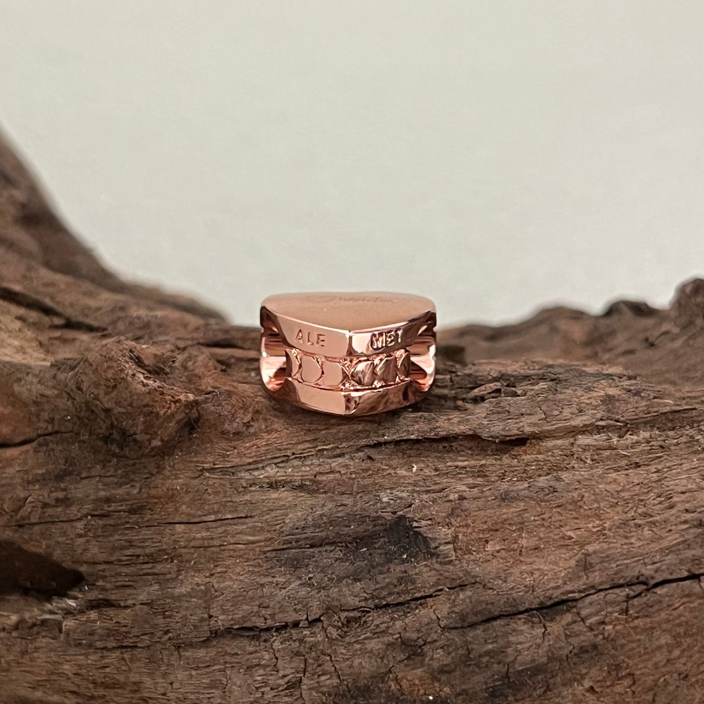 I Love Wales Exclusive Heart Bead Charm for Pandora Bracelet Rose gold-plated