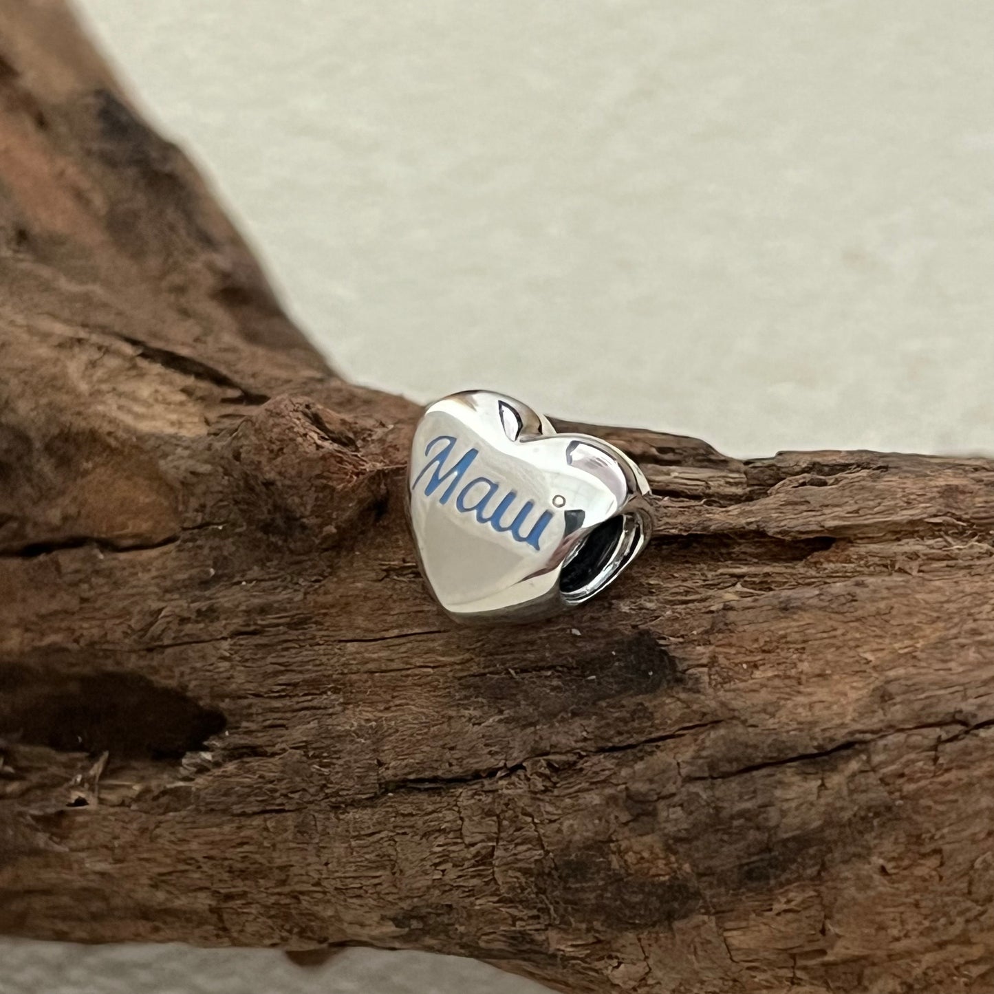 Aloha Maui Pineapple Exclusive Heart Bead Charm for Pandora Bracelet