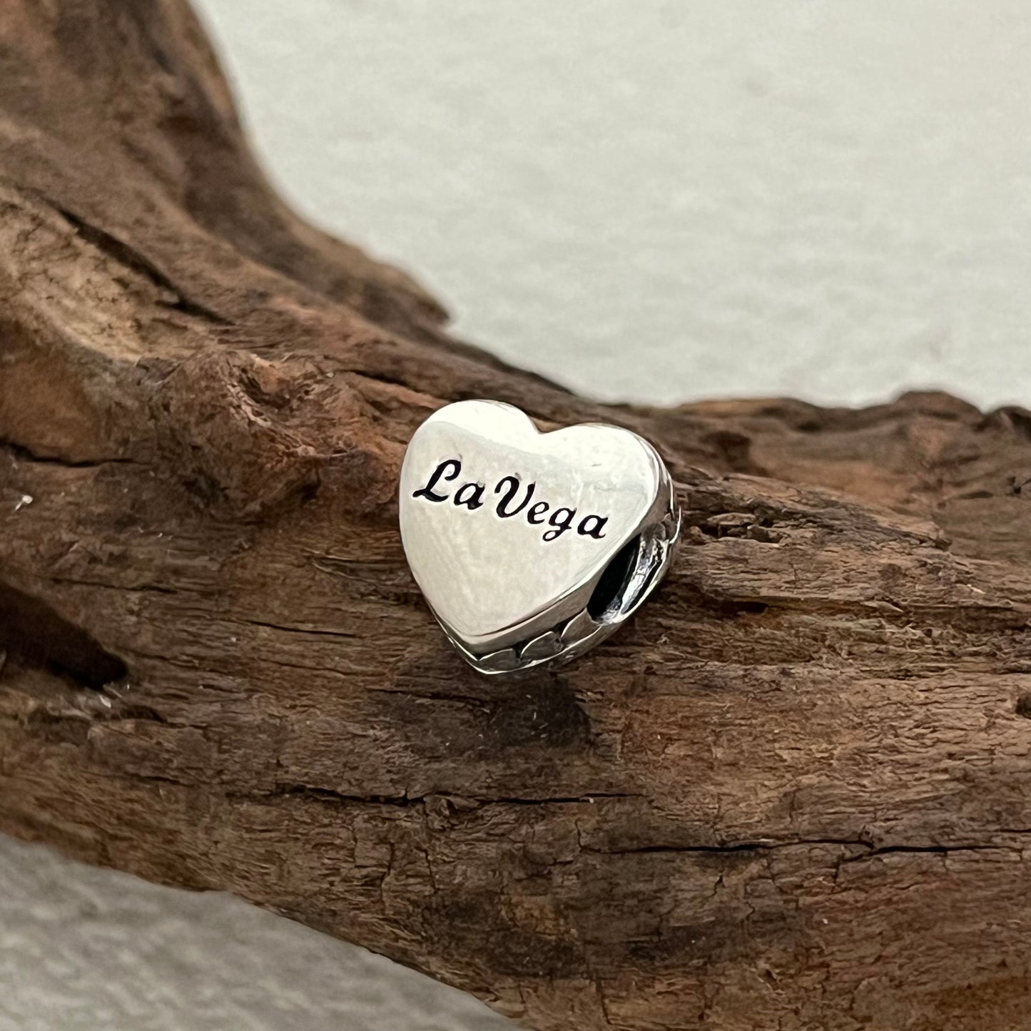 La Vega, Dominican Republic Exclusive Heart Bead Charm for Pandora Bracelet