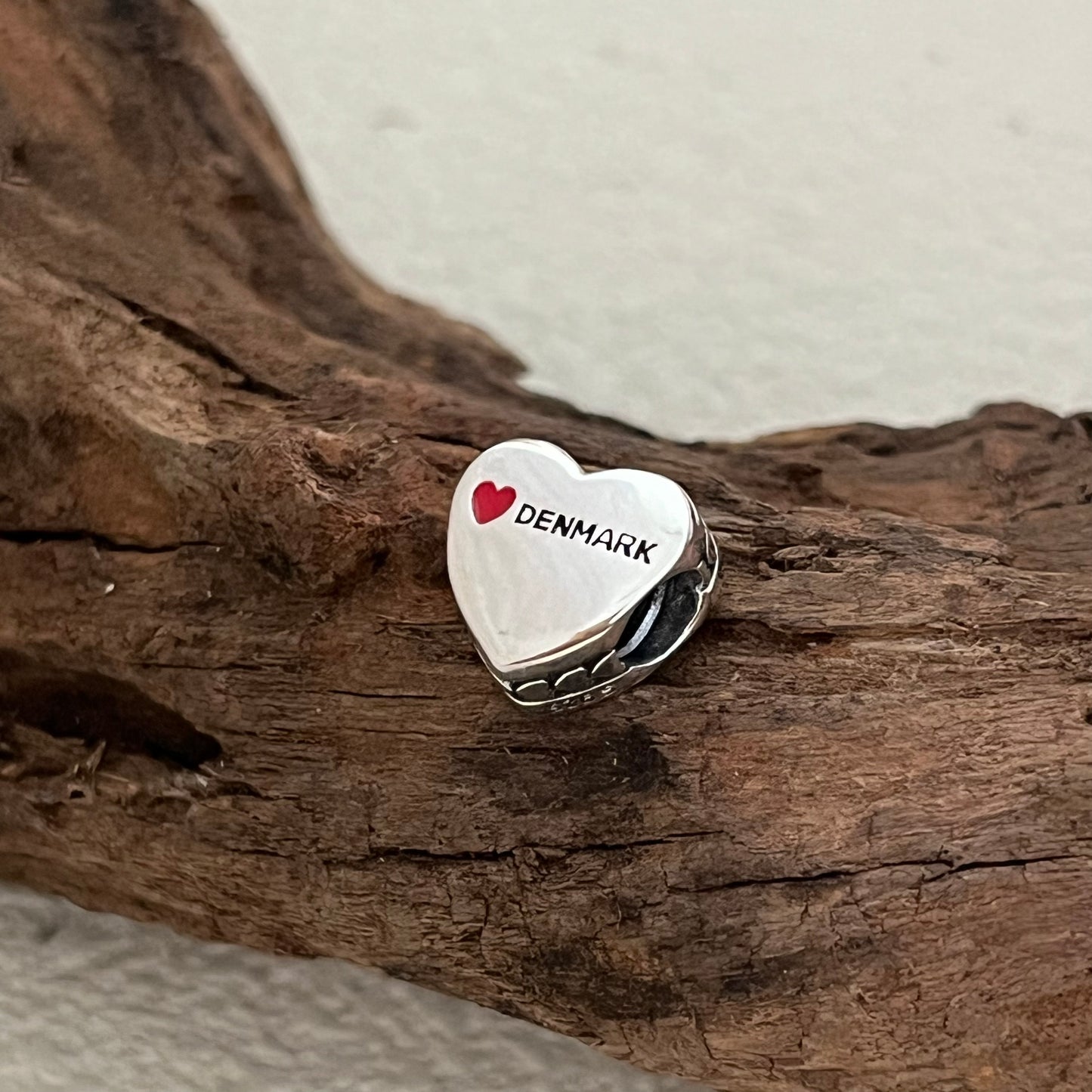 CENMARK Flag Exclusive Heart Bead Charm for Pandora Bracelet