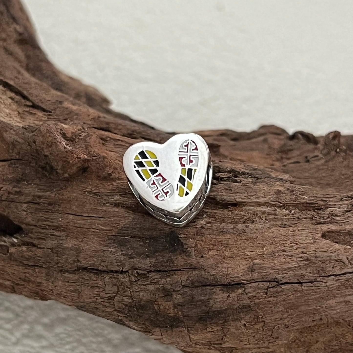 Bmore Run 2021 Exclusive Heart Bead Charm for Pandora Bracelet