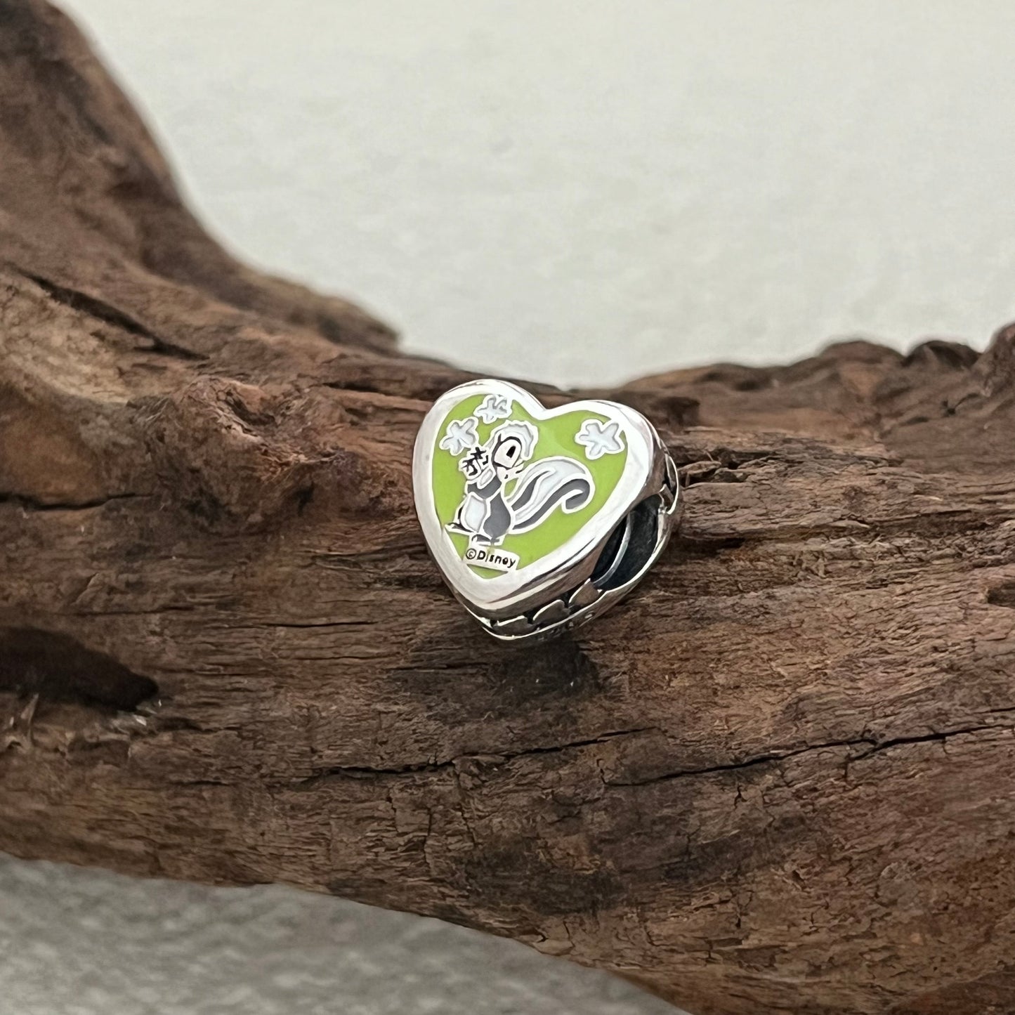 Chip 'n' Dale Exclusive Heart Bead Charm for Pandora Bracelet