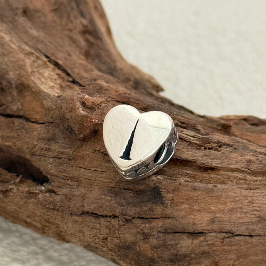 Dubai Exclusive Heart Bead Charm for Pandora Bracelet