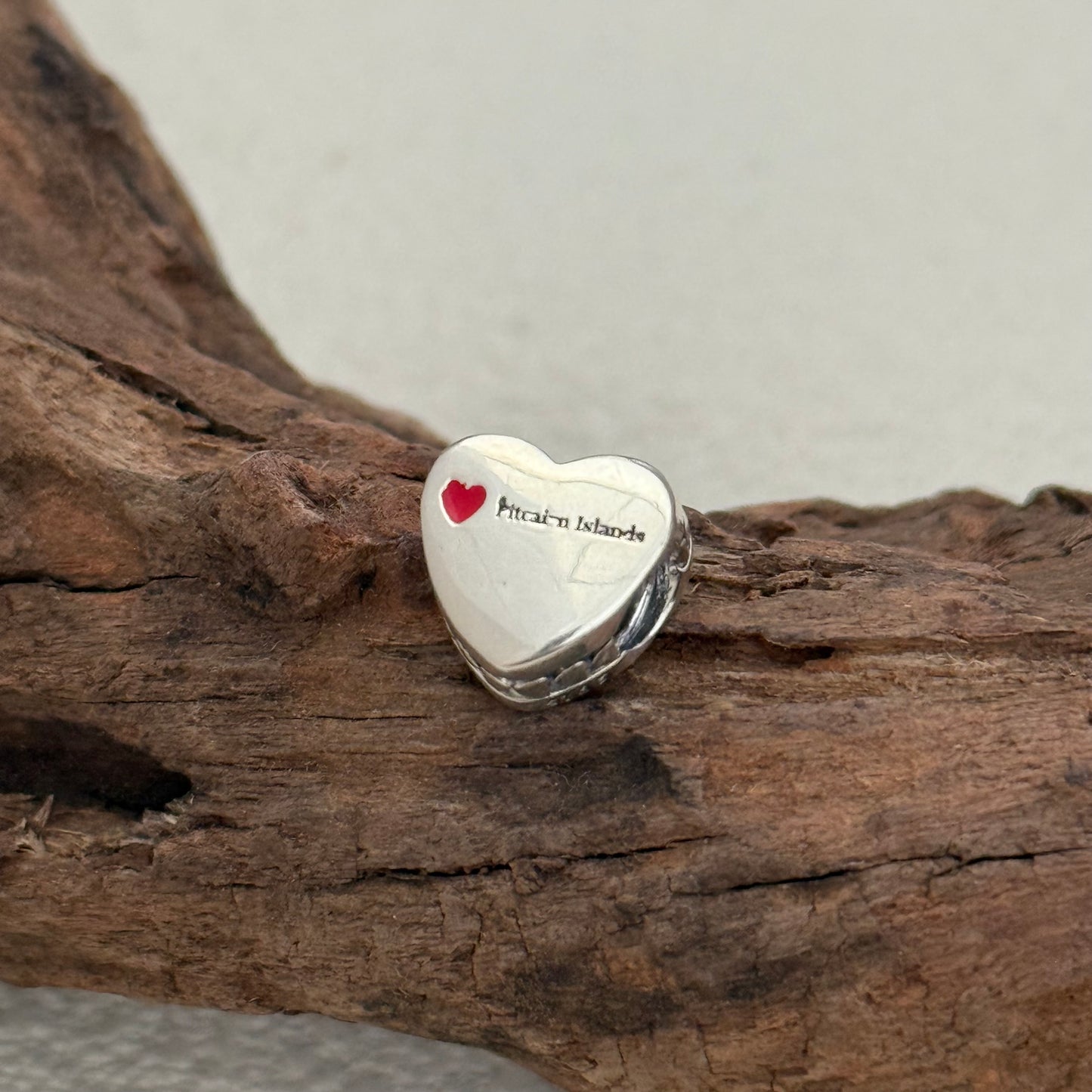 Pitcairn lslands Flag Exclusive Heart Bead Charm for Pandora Bracelet