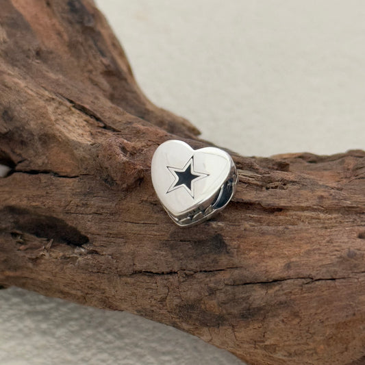 Dallas Cowboys Exclusive Heart Bead Charm for Pandora Bracelet