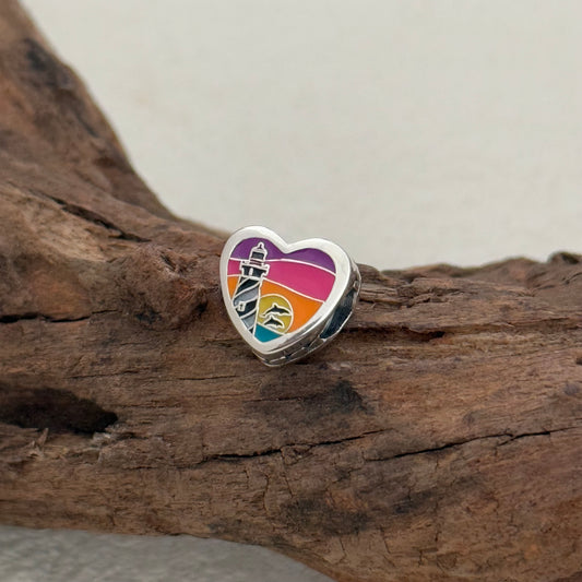 St. Augustine, Florida Exclusive Heart Bead Charm for Pandora Bracelet
