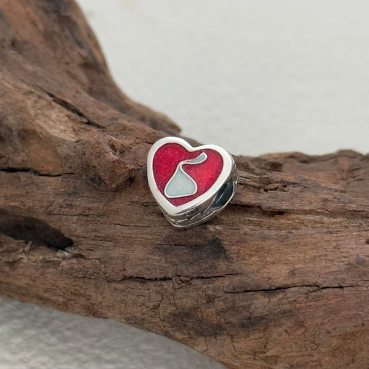 Hershey's kisses Exclusive Heart Bead Charm for Pandora Bracelet