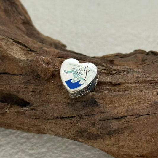 Virginia Beach Exclusive Heart Bead Charm for Pandora Bracelet