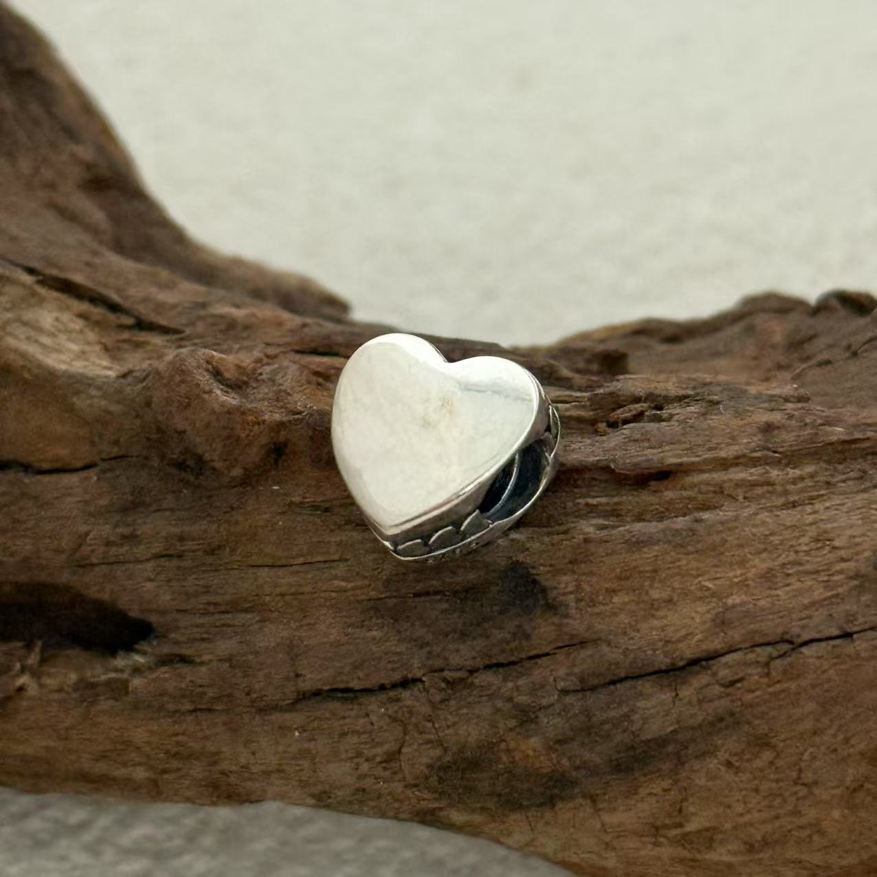 Morrocco Map Charm Exclusive Heart Bead Charm for Pandora Bracelet