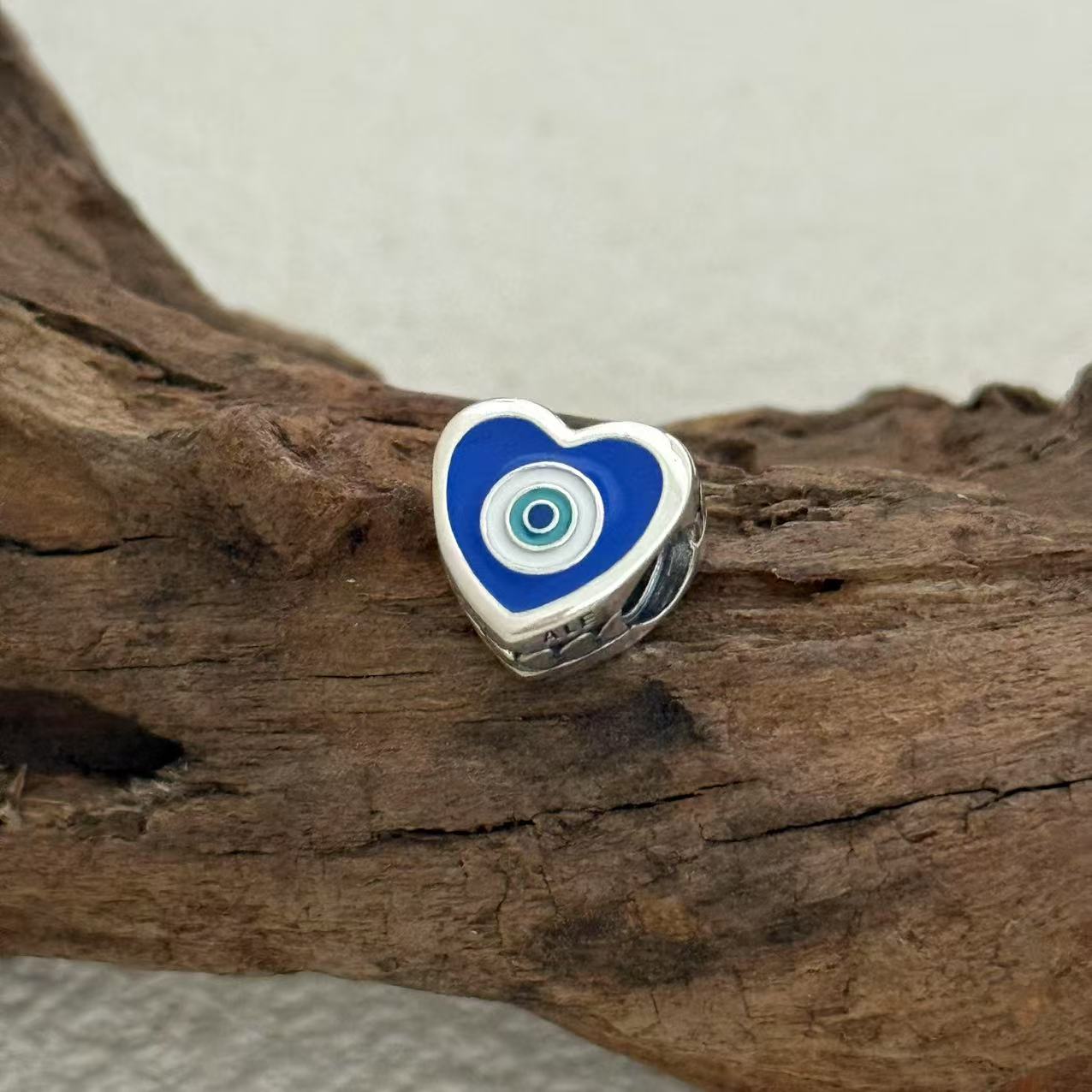 Devil's Eye Charm Exclusive Heart Bead Charm for Pandora Bracelet
