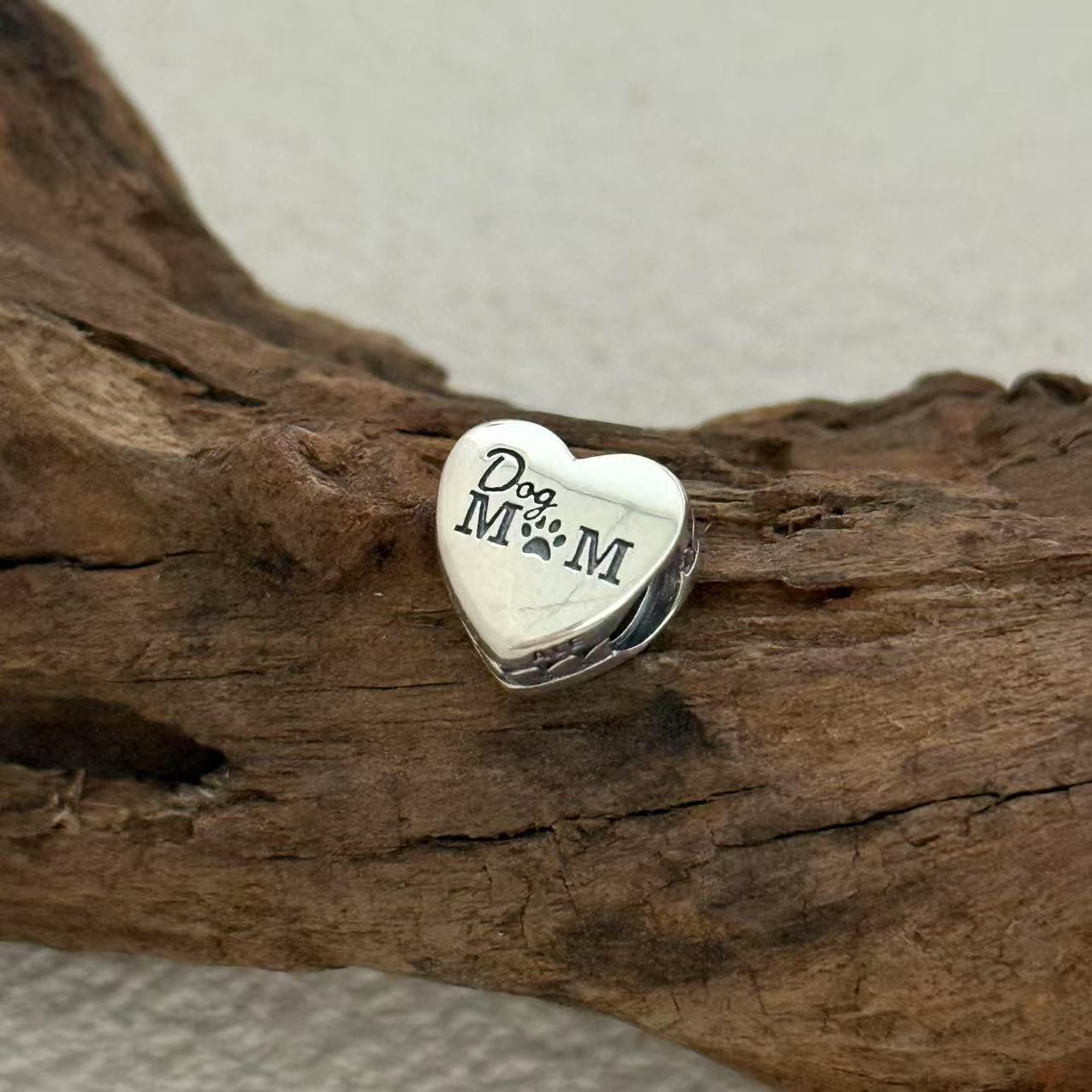 Dog Charm Exclusive Heart Bead Charm for Pandora Bracelet