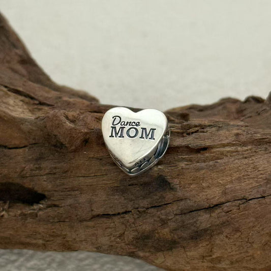 Dance Charm Exclusive Heart Bead Charm for Pandora Bracelet