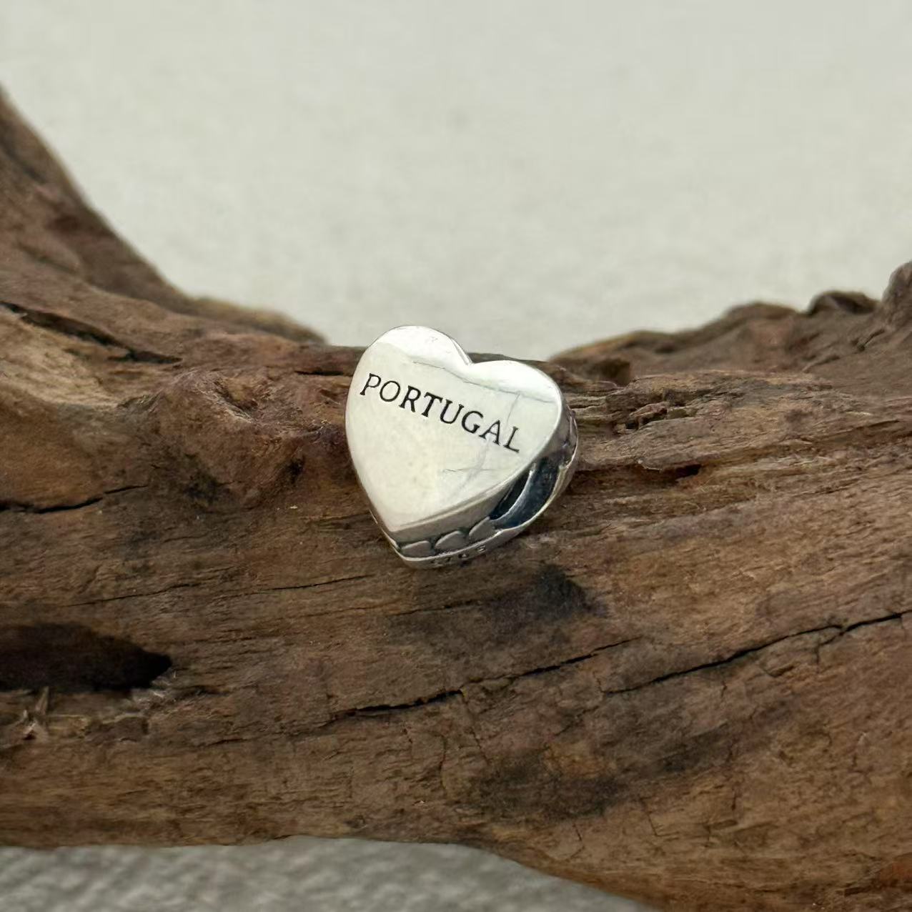 Portugal Rooster Charm Exclusive Heart Bead Charm for Pandora Bracelet