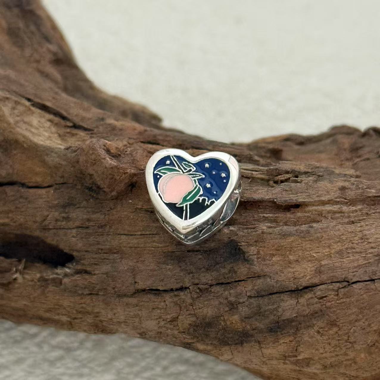 Georgia Nothin Sweeter Charm Exclusive Heart Bead Charm for Pandora Bracelet