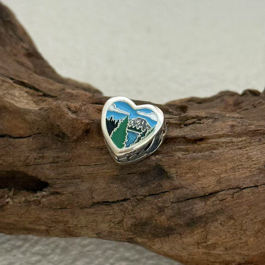 Washington Charm Exclusive Heart Bead Charm for Pandora Bracelet