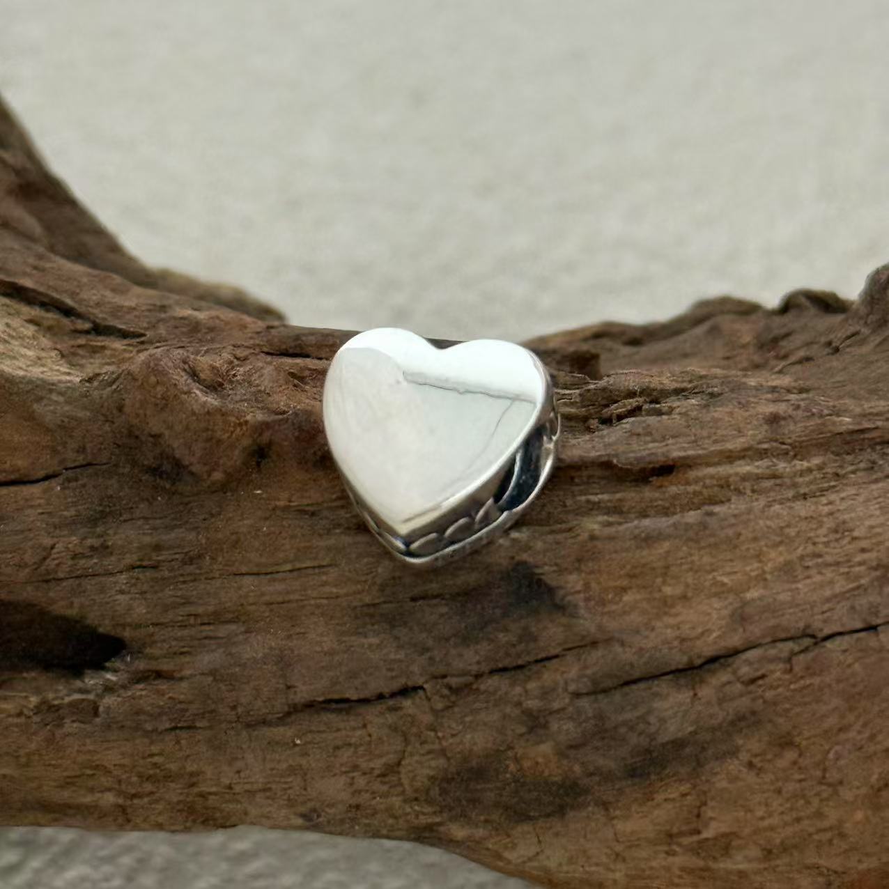 Paraguay Map Exclusive Heart Bead Charm for Pandora Bracelet