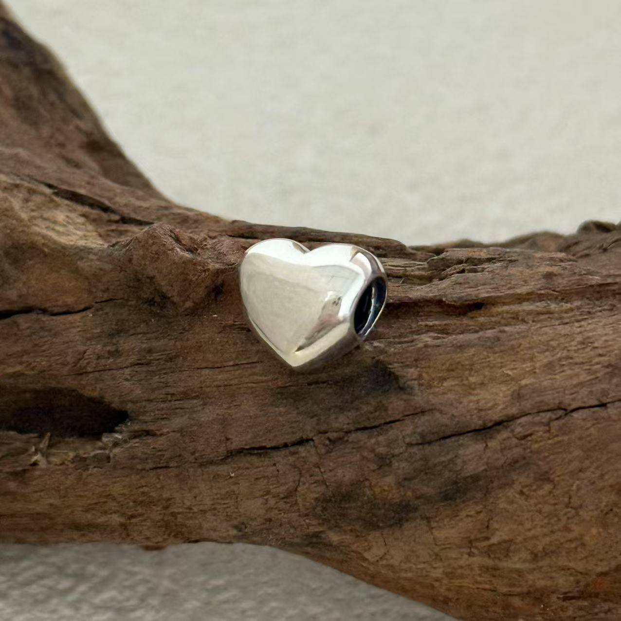 AK Alaska Map Exclusive Heart Bead Charm for Pandora Bracelet