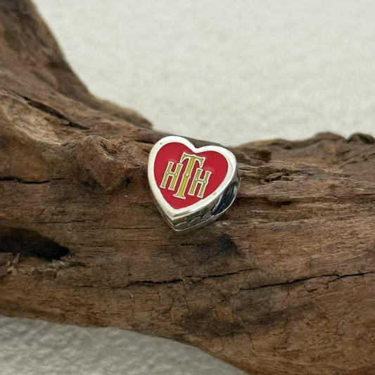 HTH Hollywood Tower Hotel Exclusive Heart Bead Charm for Pandora Bracelet