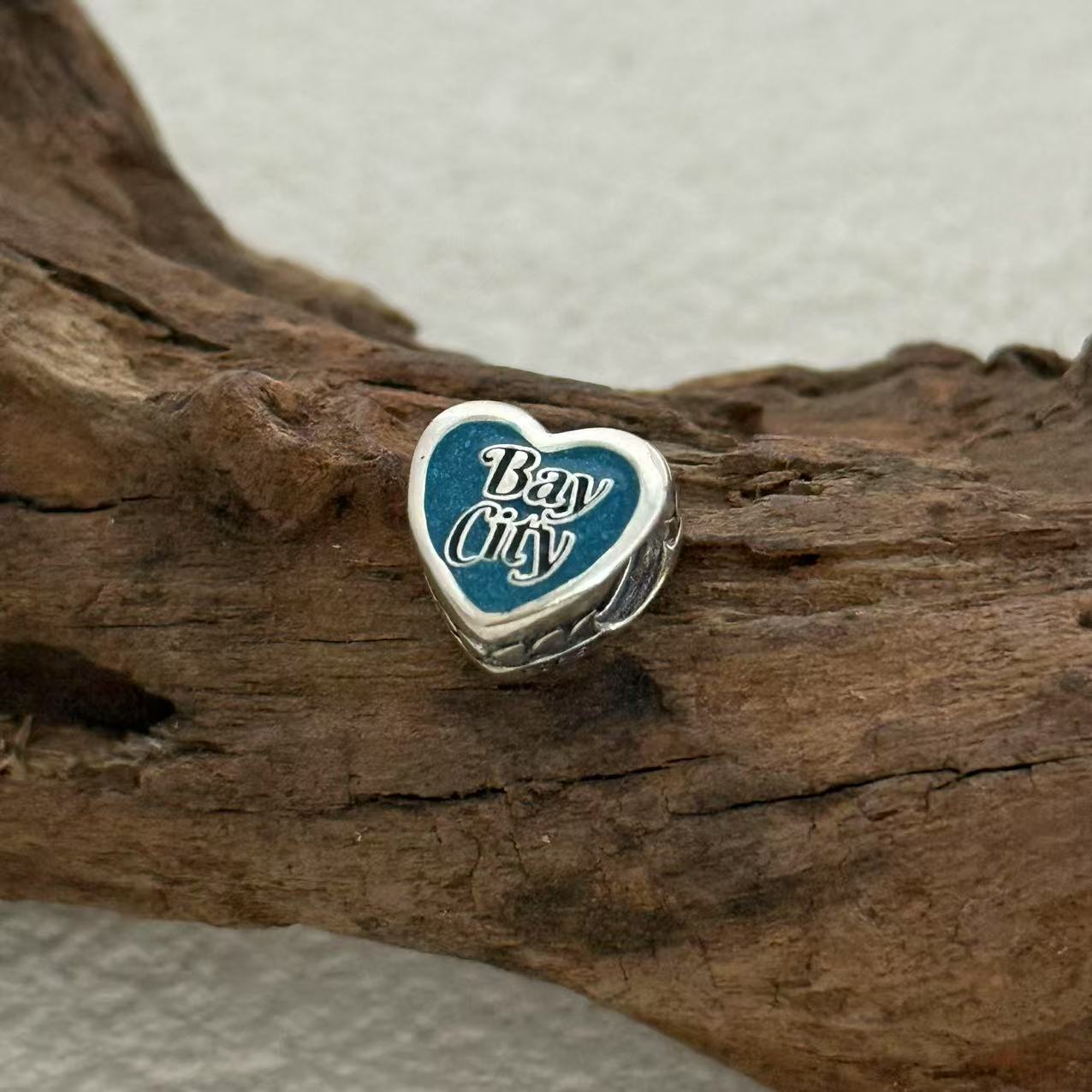 Bay City Charm Exclusive Heart Bead Charm for Pandora Bracelet