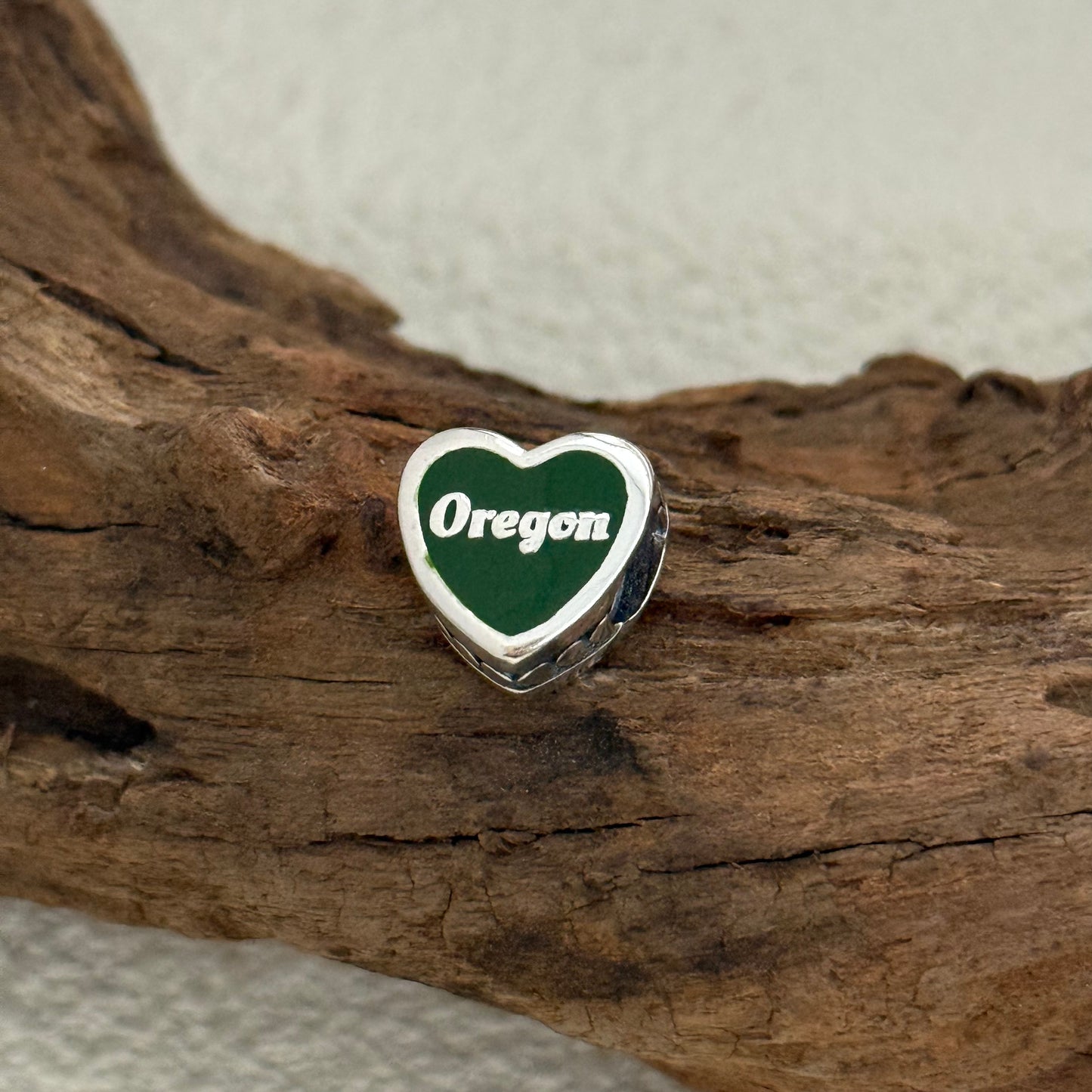 Oregon Exclusive Heart Bead Charm for Pandora Bracelet