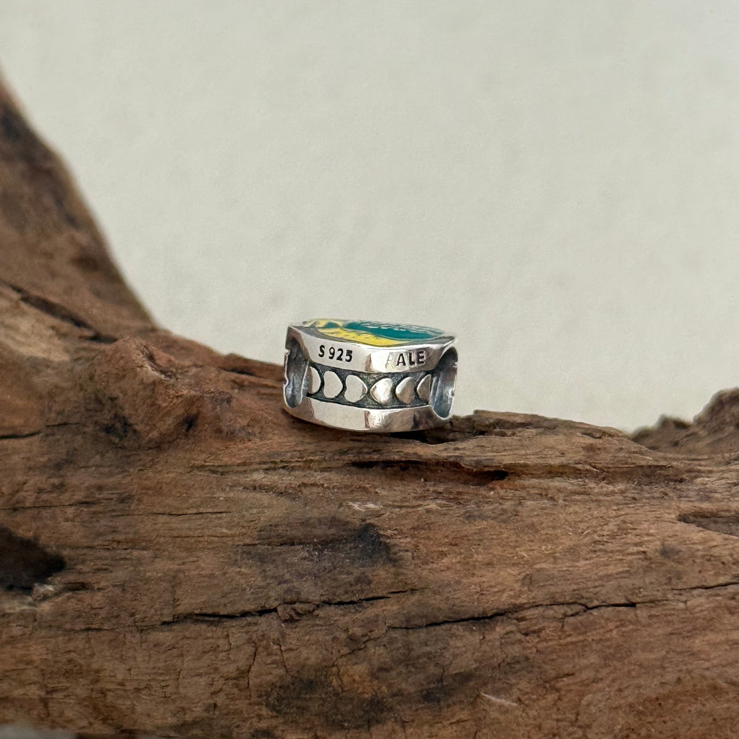 Punta Cana Green Exclusive Heart Bead Charm for Pandora Bracelet