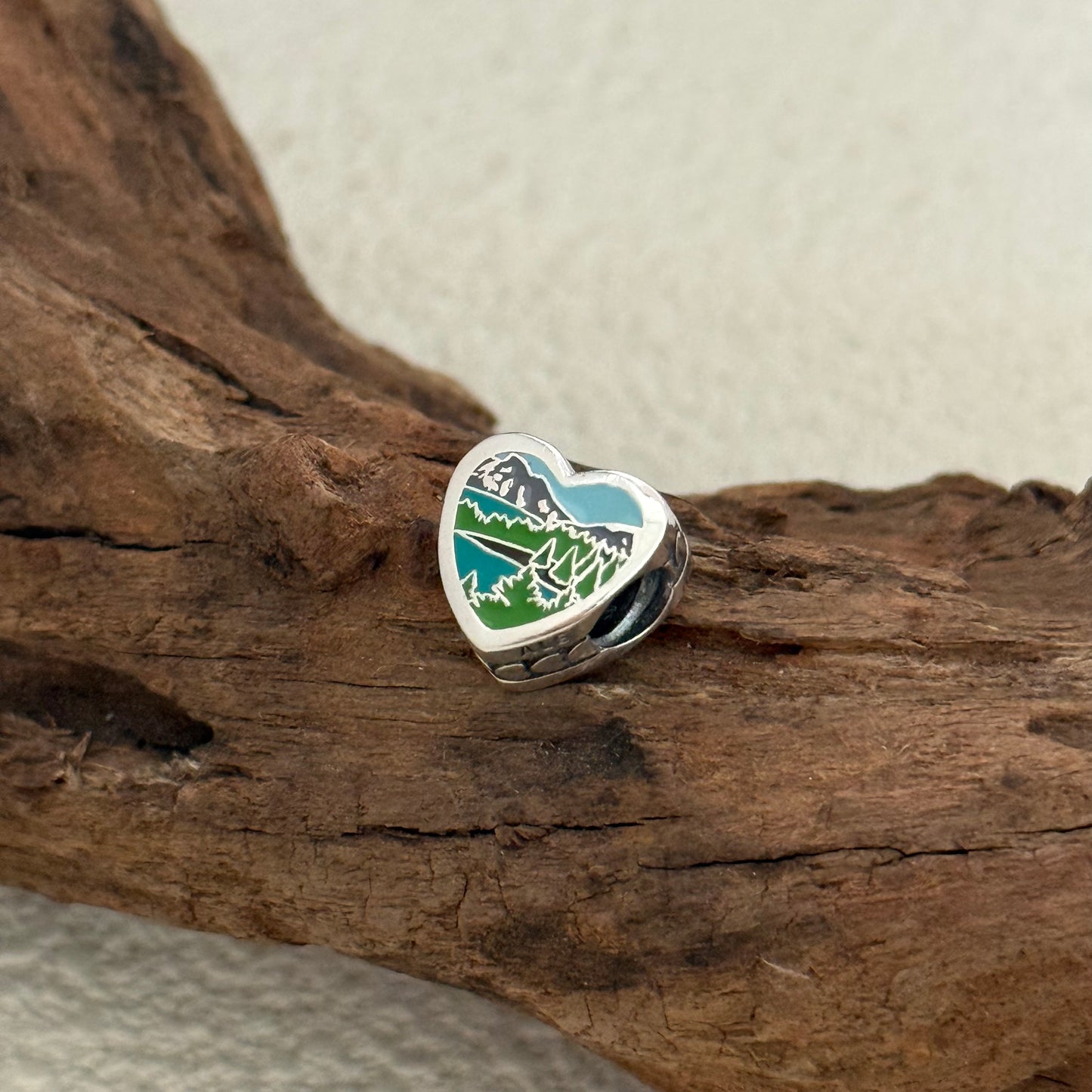 Colorado Exclusive Heart Bead Charm for Pandora Bracelet