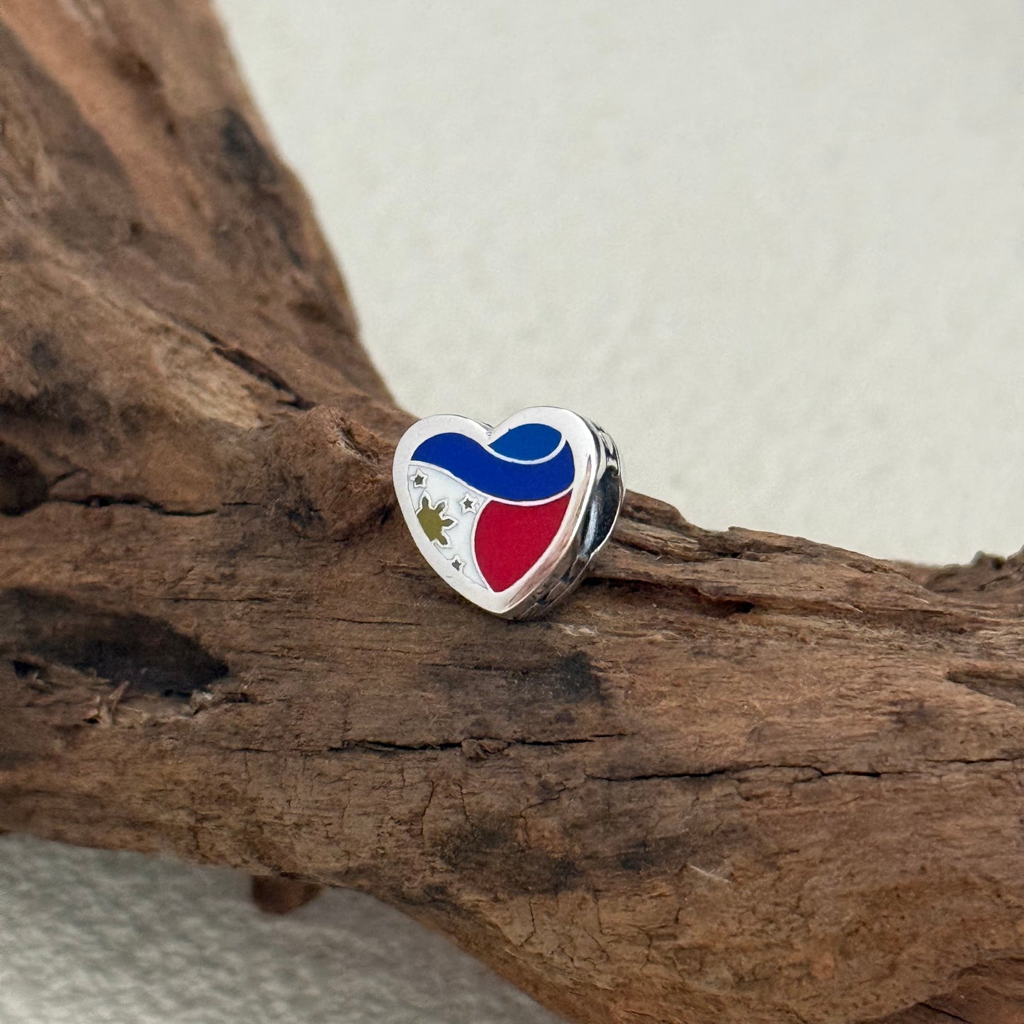 Philippines Exclusive Heart Bead Charm for Pandora Bracelet