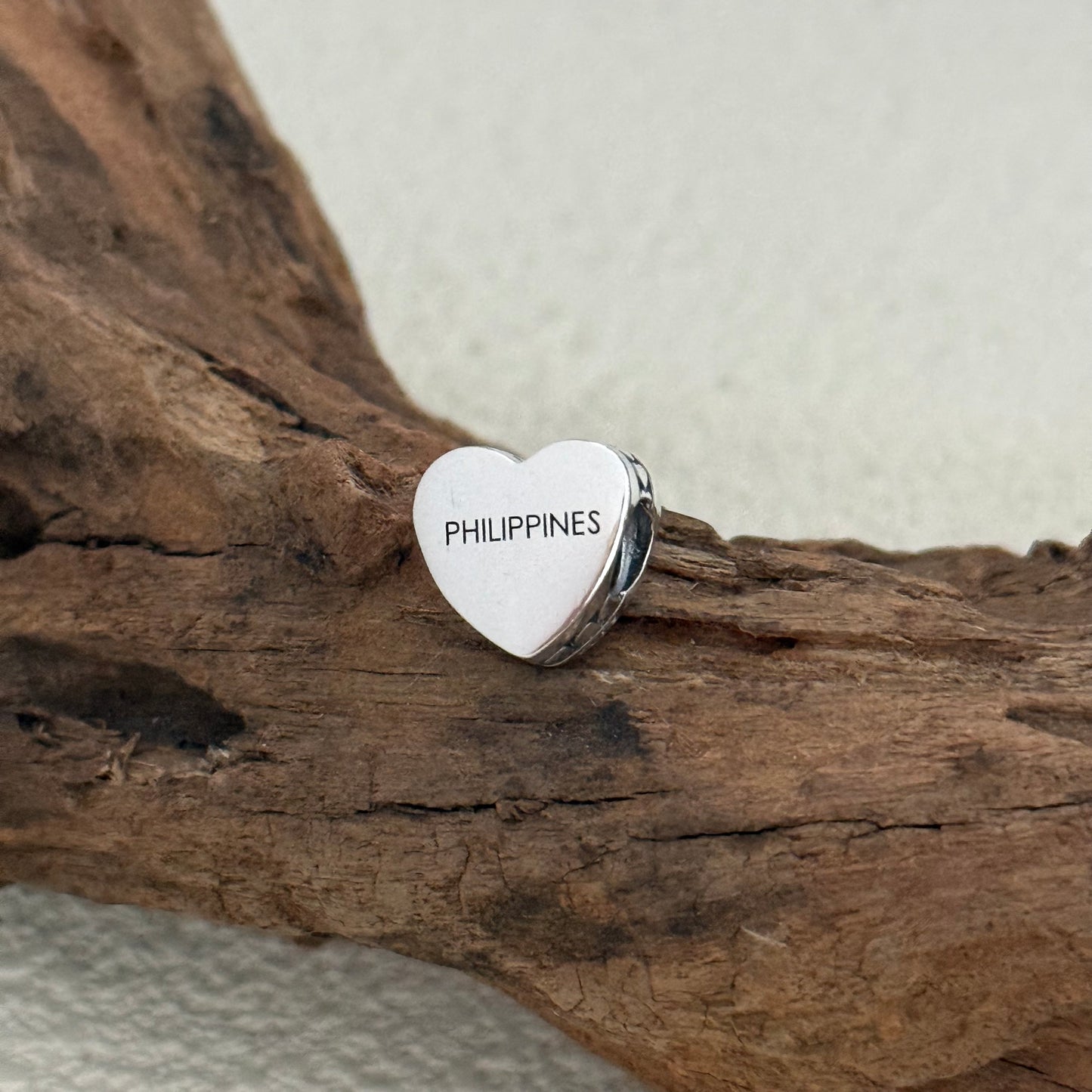 Philippines Exclusive Heart Bead Charm for Pandora Bracelet